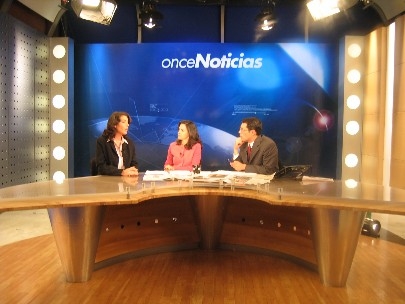 My first live TV interview!