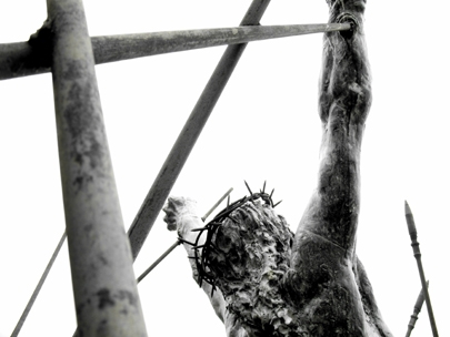 something sticking through