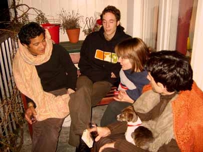 and sometimes just about camping on the balcony