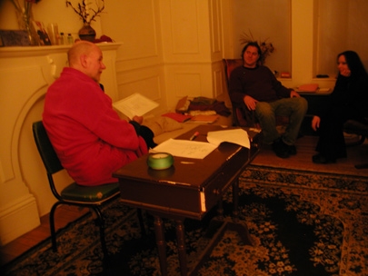 genius in a bathrobe