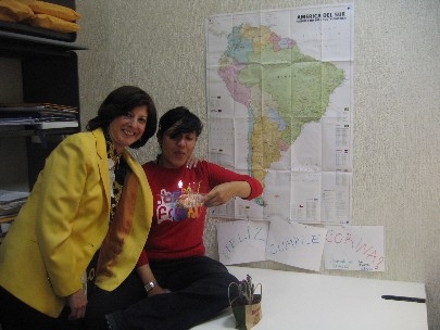 Celebrating Corina�s birthday