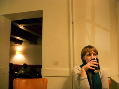 contemplating the new haircut