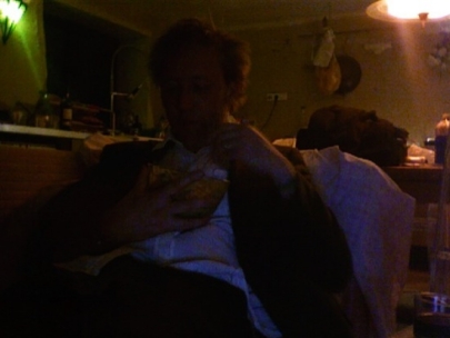 waiting for my birthday, my first via Skype