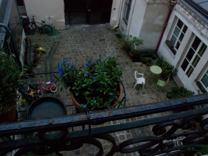 french doors and a balcony, I have them!