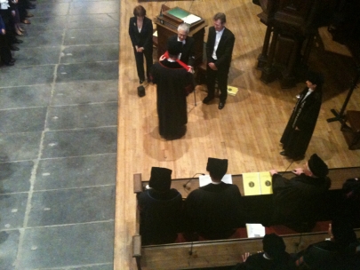 cum laude! for professor theo