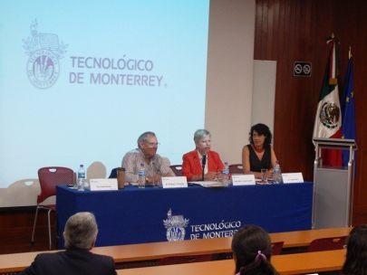 Panel discussion with Dr. Philippe C. Schmitter and Ambassador Marie-Anne Coninsx, Head of the Delegation of the EU to Mexico 