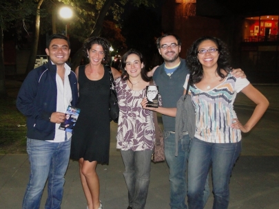 After Michael Nyman concert at Sala Nezahualc�yotl