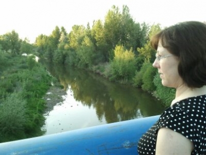 Mirando  a la grulla