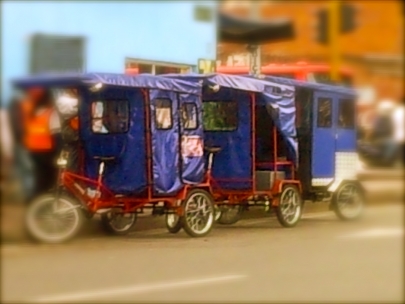 Colombian bicyrickshaw!!!