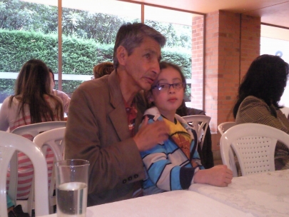 Grandfather and grandson