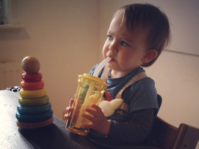 one of his multiples faces...