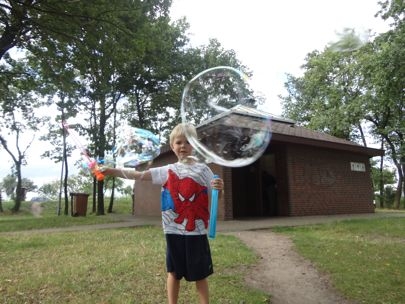 Boy and the bubble