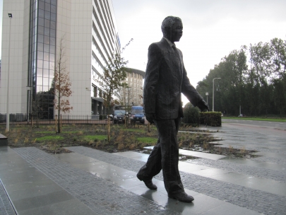 Nelson Mandela in The Hague 