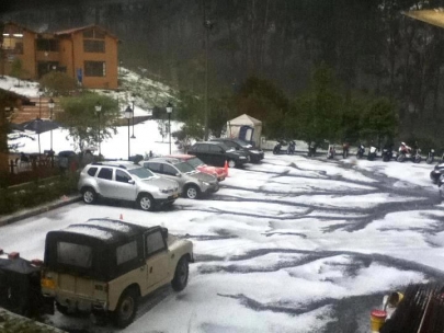 And the rain keeps falling over the city....