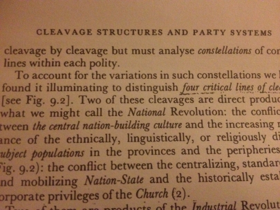 it aint no party without a proper cleavage structure