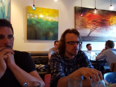 dinner with old roomies