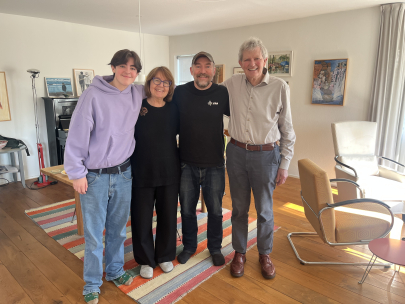 Lunch bij Jaap en Willy.