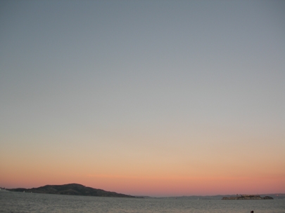 alcatraz sunset